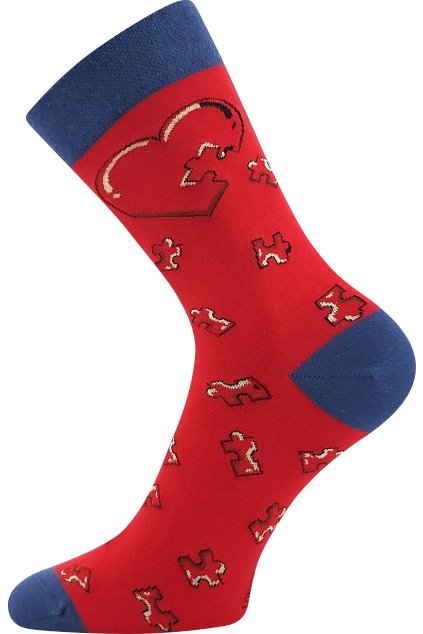 ponožky Devive - srdce 2 (Velikost 35-38 (23-25), 3 pár)