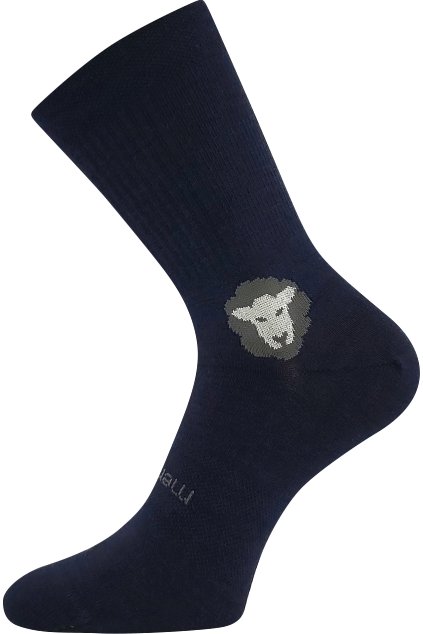ponožky Barefootan merino - tmavě modrá (Velikost 35-38 (23-25), 3 pár)