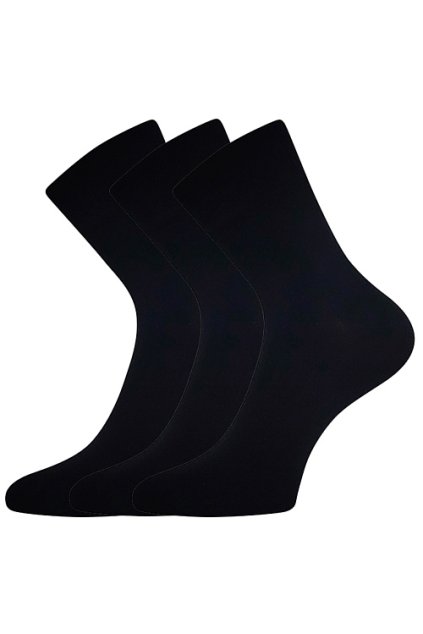 ponožky Ekom 3pár - černá (Velikost 35-38 (23-25), 1 pack)