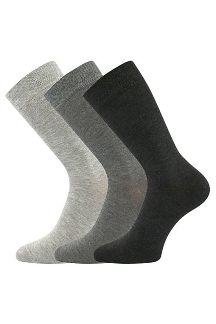 ponožky Ekol 3pár - mix šedá (Velikost 35-38 (23-25), 1 pack)