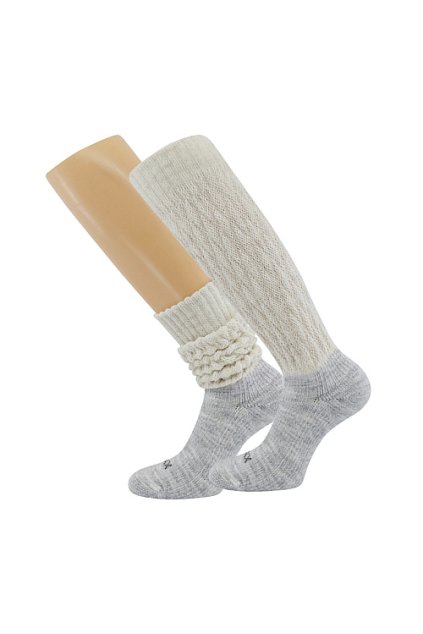 ponožky Narvik - režná melé (Velikost 35-38 (23-25), 1 pár)