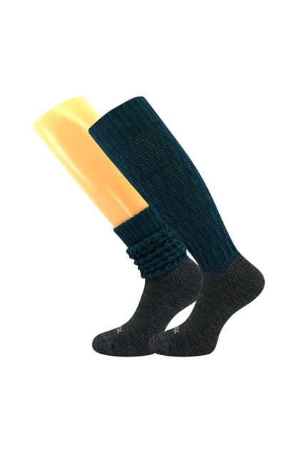 ponožky Narvik - petrolejová (Velikost 35-38 (23-25), 1 pár)