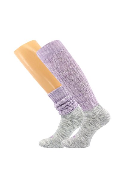 ponožky Narvik - světle fialová (Velikost 35-38 (23-25), 1 pár)