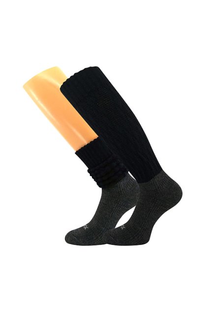 ponožky Narvik - černá (Velikost 35-38 (23-25), 1 pár)