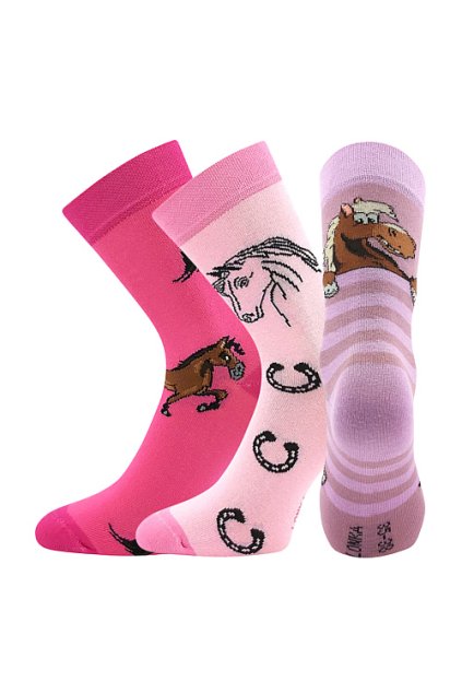 ponožky Horsik - mix II (Velikost 20-24 (14-16), 3 pár)