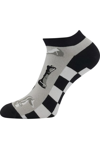 ponožky Dewow - šachy (Velikost 39-42 (26-28), 3 pár)