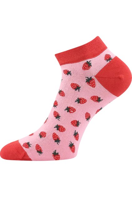 ponožky Dewow - jahody (Velikost 35-38 (23-25), 3 pár)