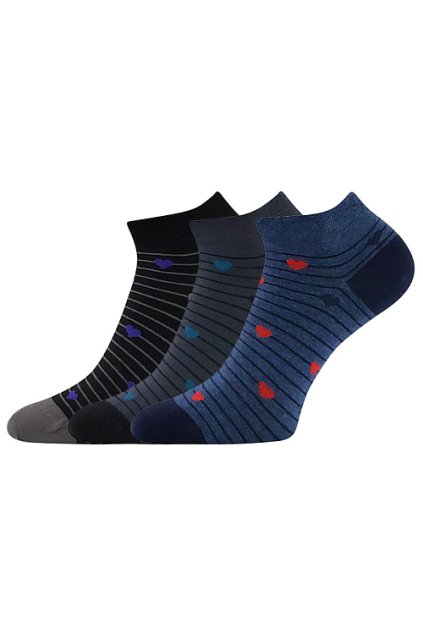 ponožky Faxi - mix B (Velikost 35-38 (23-25), 3 pár)