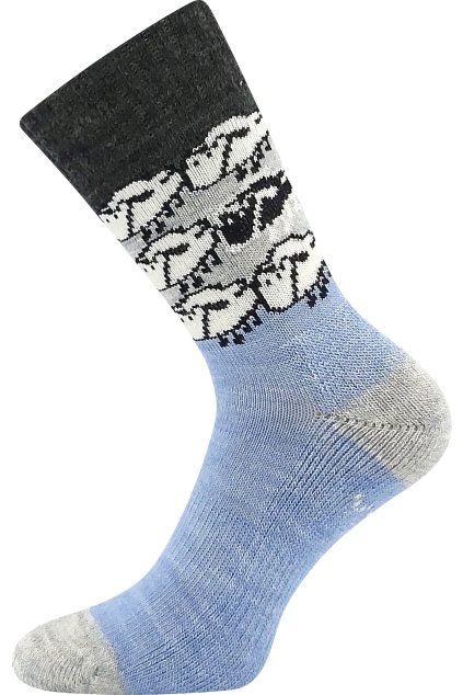 ponožky Kaikoura - sv.modrá (Velikost 35-38 (23-25), 1 pár)