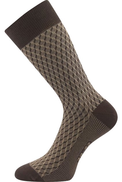 ponožky Žeryk - hnědá (Velikost 39-42 (26-28), 3 pár)