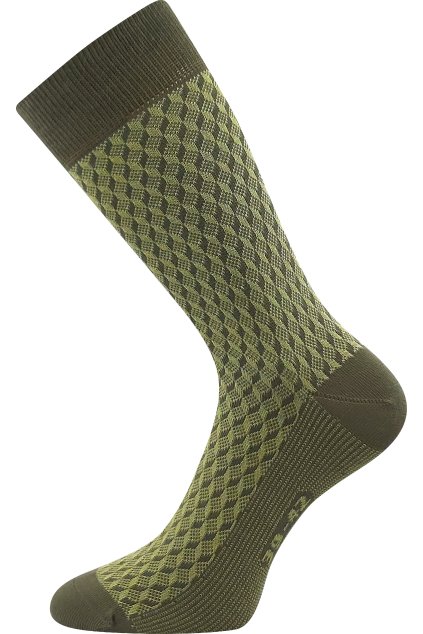 ponožky Žeryk - khaki (Velikost 39-42 (26-28), 3 pár)