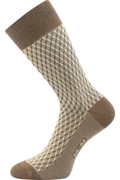 ponožky Žeryk - světle hnědá (Velikost 39-42 (26-28), 3 pár)