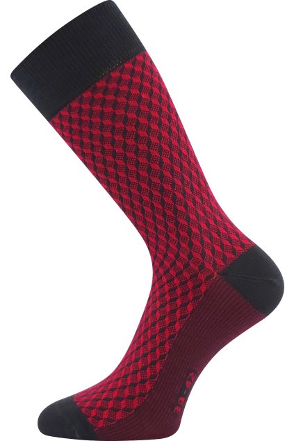 ponožky Žeryk - tm.šedá/magenta (Velikost 39-42 (26-28), 3 pár)