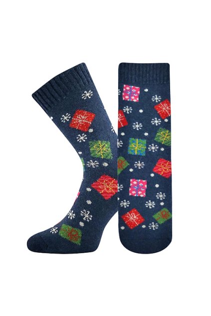 ponožky Emily - modrá (Velikost 35-38 (23-25), 1 pár)