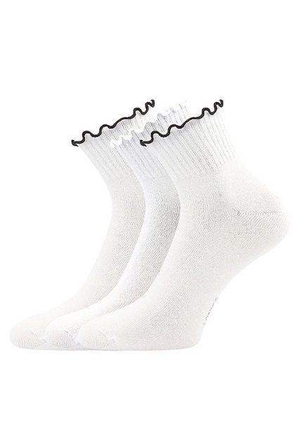 ponožky Sophia - mix bílá (Velikost 35-38 (23-25), 3 pár)