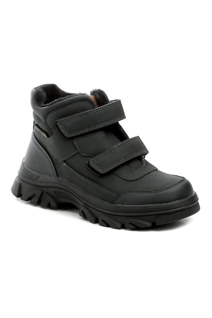 American Club XD137 černé dětské zimní boty (Velikost 34)