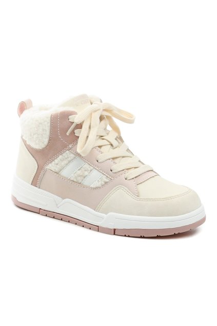American Club ES198 světle béžové dětské zimní boty (Velikost 33)