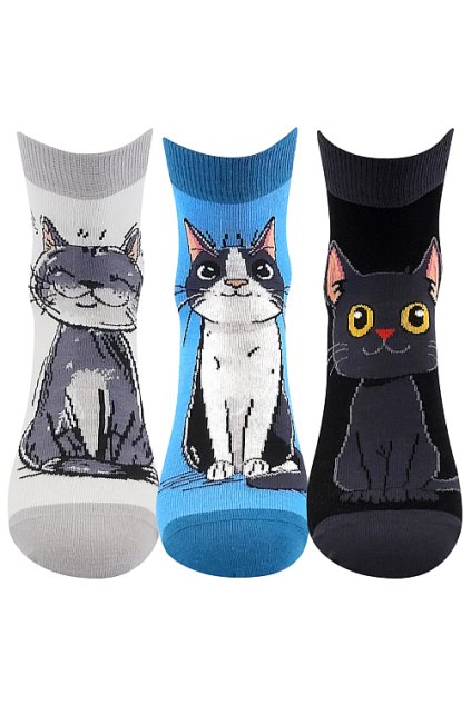 ponožky Micka 01 - mix B (Velikost 35-38 (23-25), 3 pár)