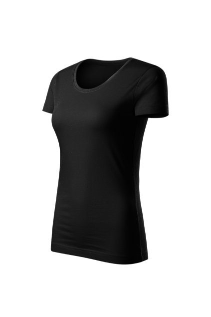 Epic Tričko dámské Single Jersey, 100 % organická bavlna (Barva černá, Velikost - cisla,pismena XS)