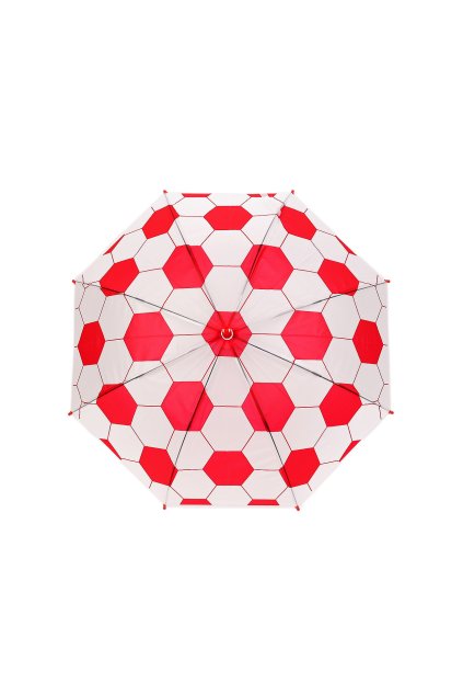 Dětský vystřelovací deštník fotbal L530108 (Varianta 1 červená)