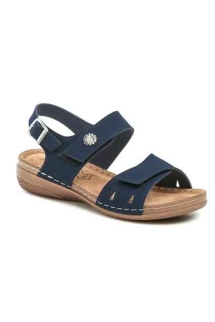 Scandi 250-2024-D1 navy dámské sandály (Velikost 39)