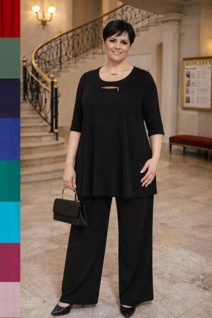 mirne ackova cerna tunika viskoza