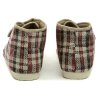 Pegres 1036 kárované dámské kotníkové papuče