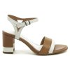 Tamaris 1-28033-24 bílo hnědé dámské sandály