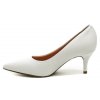 VIZZANO 1185-702 bílé dámské lodičky na podpatku