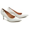 VIZZANO 1185-702 bílé dámské lodičky na podpatku