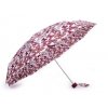Dámský mini skládací deštník motýl  L9530983 - bordó