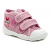 Befado 212P056 růžové dětské plátěné tenisky
