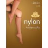podkolenky NYLON knee-socks 20 DEN / 5 párů - beige (Velikost uni, 6 ks)