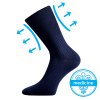 ponožky Zdrav. ponožky - černá