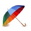 Dámský deštník holový manuální duha L9530534
