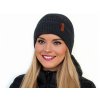 Zimní čepice unisex tm. šedá L9820611