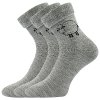 ponožky Ovečkana dětská - světle šedá melé