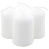 Adventní svíce válec bílá 40 x 80 mm, 4 ks v sadě