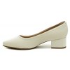 Modare 7340-100 krémové dámské lodičky na podpatku