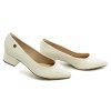 Modare 7340-100 krémové dámské lodičky na podpatku