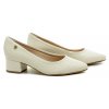 Modare 7340-100 krémové dámské lodičky na podpatku