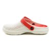 Magnus 59-0522-S9 bílo červené nazouváky crocsy
