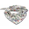 Bavlněný šátek s lučními květy 55x55 cm L870540