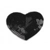 Nažehlovačka srdce s flitry L390338