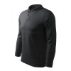 Single J. LS Polokošile pánská Single Jersey, 100 % bavlna (Barva bílá, Velikost - cisla,pismena S)