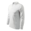 Single J. LS Polokošile pánská Single Jersey, 100 % bavlna (Barva bílá, Velikost - cisla,pismena S)