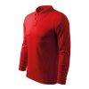 Single J. LS Polokošile pánská Single Jersey, 100 % bavlna (Barva bílá, Velikost - cisla,pismena S)