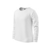 Fit-T LS Triko dětské Single Jersey, 100 % bavlna (barva 12 - složení se může lišit - 85 % bavlna, 15 % viskóza) (Barva bílá, Velikost - cisla,pismena 110 cm/4 roky)