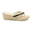 Piccadilly 540345-1 béžové dámské žabky na klínu