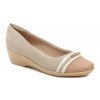 Piccadilly 143203-1 béžové dámské lodičky na klínu